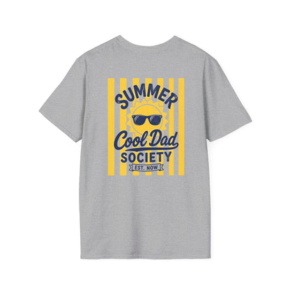 summer cool dad society t-shirt t-shirt front product image