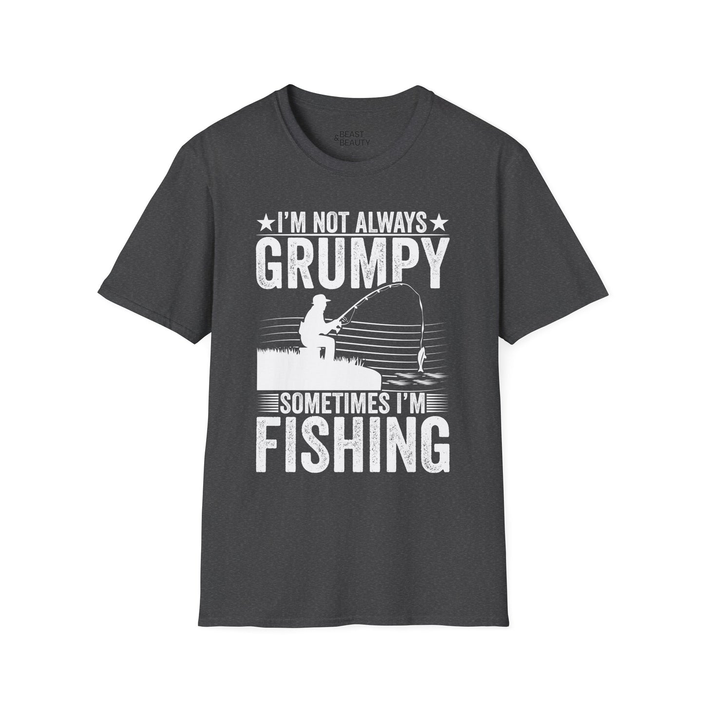 I'm Not Always Grumpy Sometimes I'm Fishing T-Shirt t-shirt product image 6 from Beast and Beauty