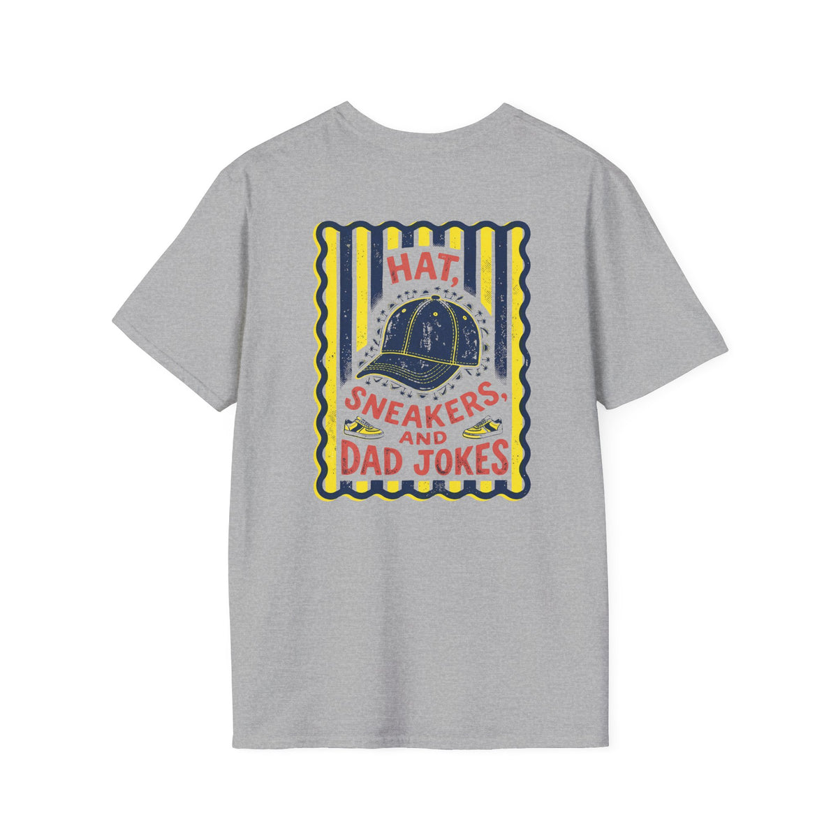 Hat Sneakers And Dad Jokes T-Shirt t-shirt product image 4 from Beast and Beauty