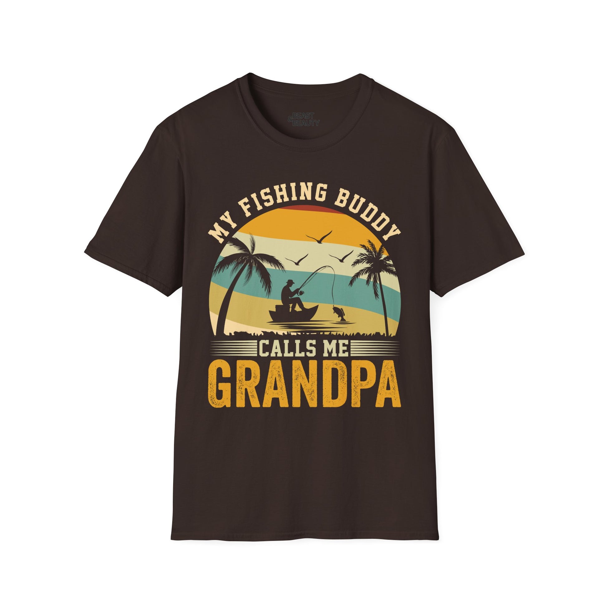 my fishing buddy calls me grandpa t-shirt t-shirt second colour product image