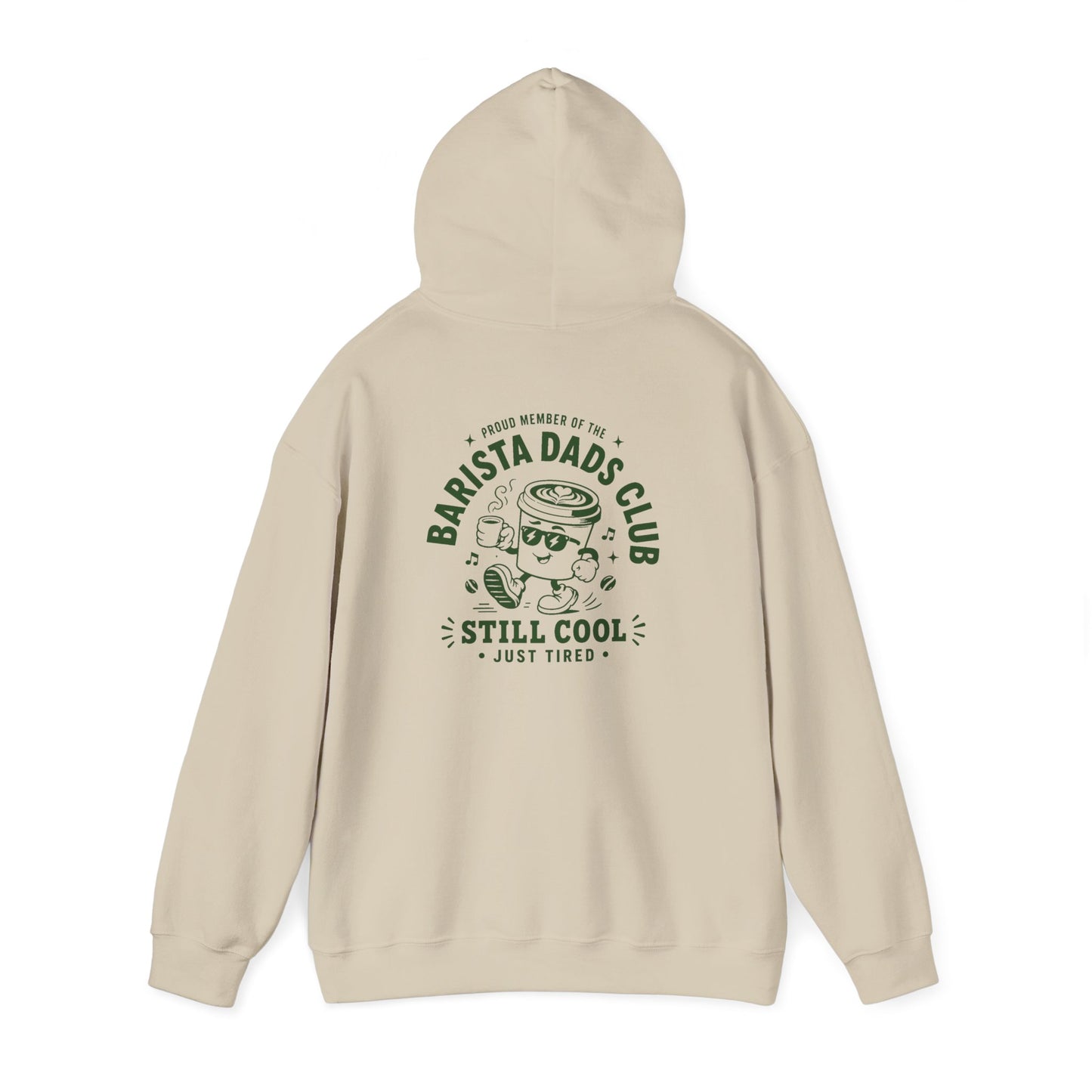 barista dads club emblem funny coffee dad t-shirt gift