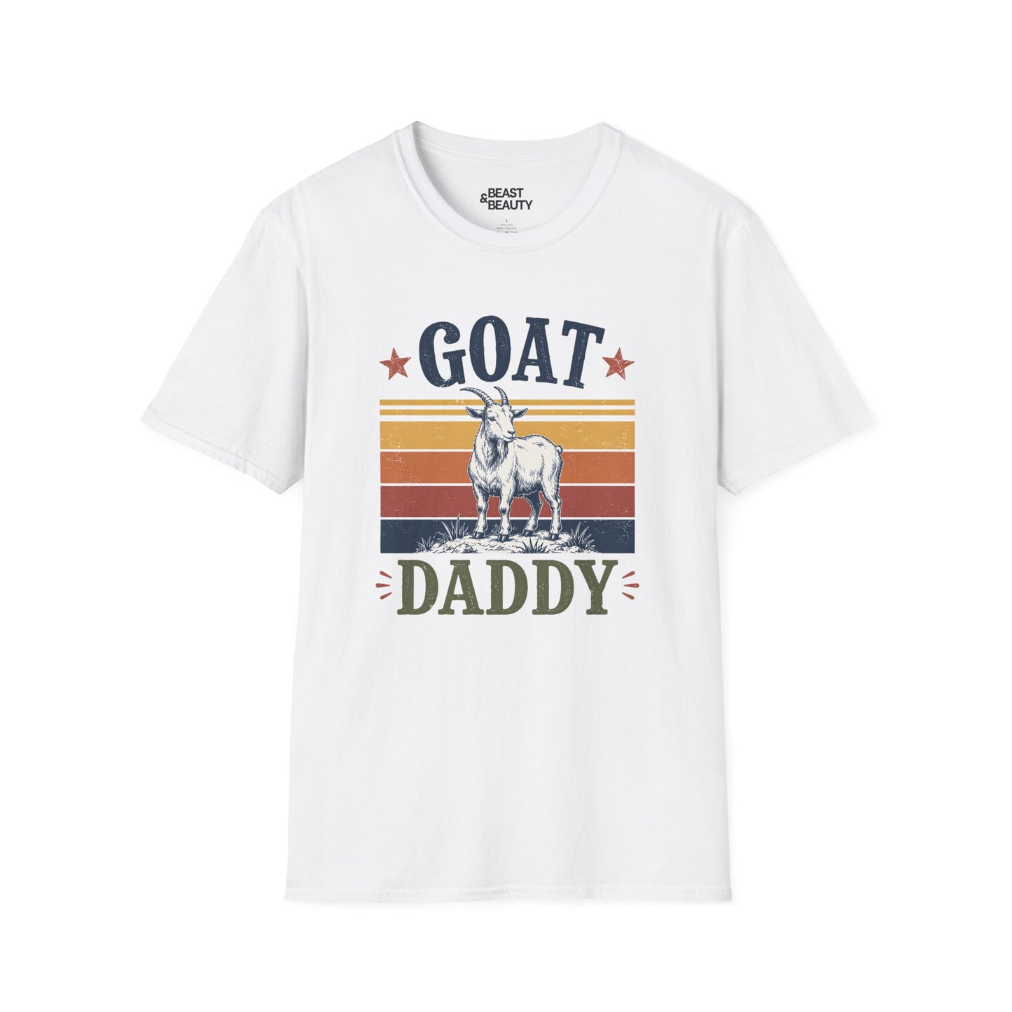 GOAT Daddy Vintage Father's Day T-Shirt t-shirt product image 3 from Beast and Beauty