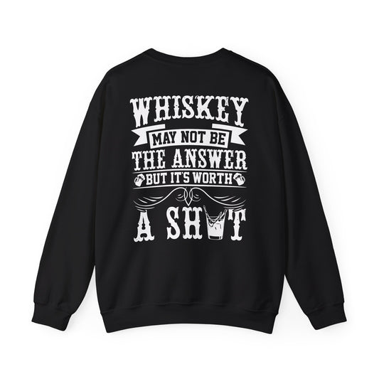 whiskey may not be the answer sweatshirt sweatshirt alternate colour product image