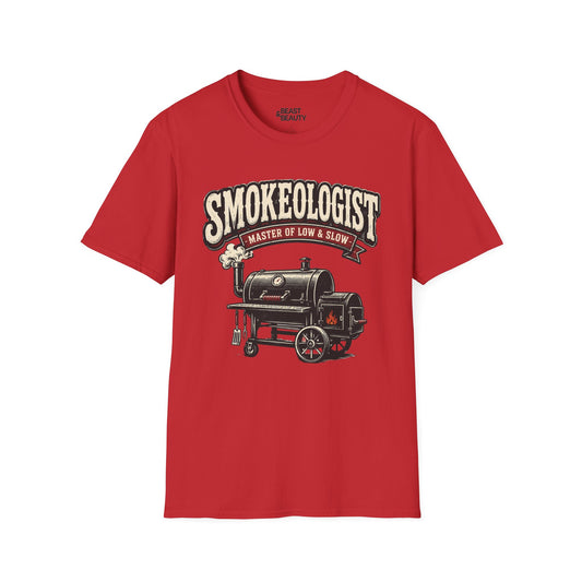 smokeologist master of low & slow t-shirt t-shirt alternate colour product image