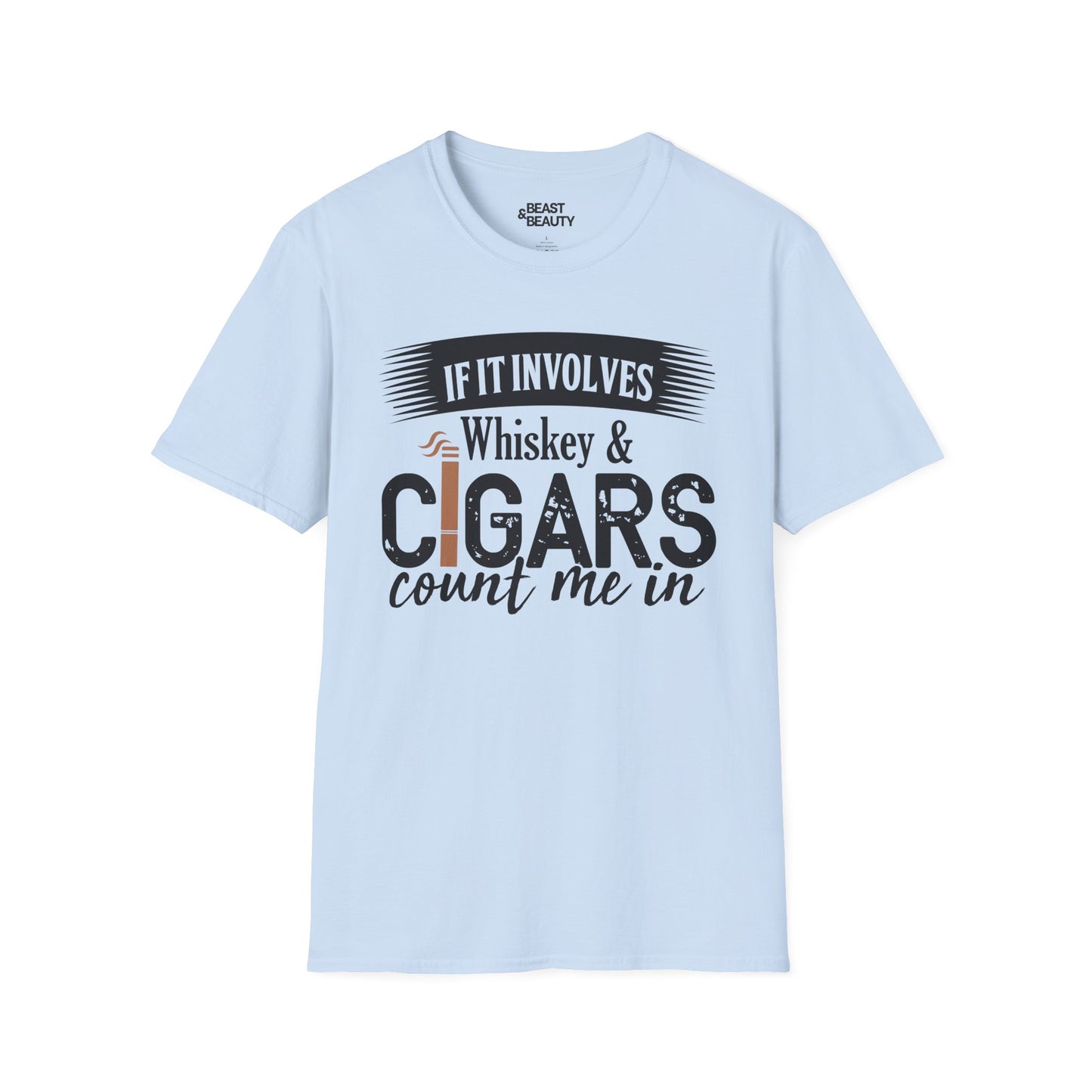 if it involves whiskey and cigars count me in t-shirt t-shirt third colour product image