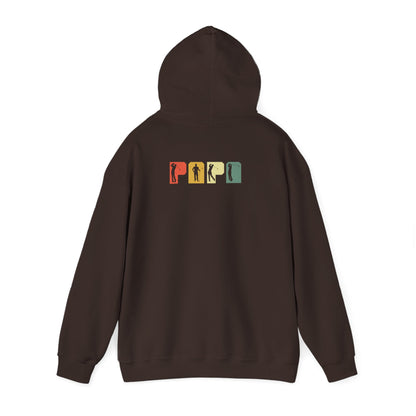 black hoodie with retro golf design for dad gifts