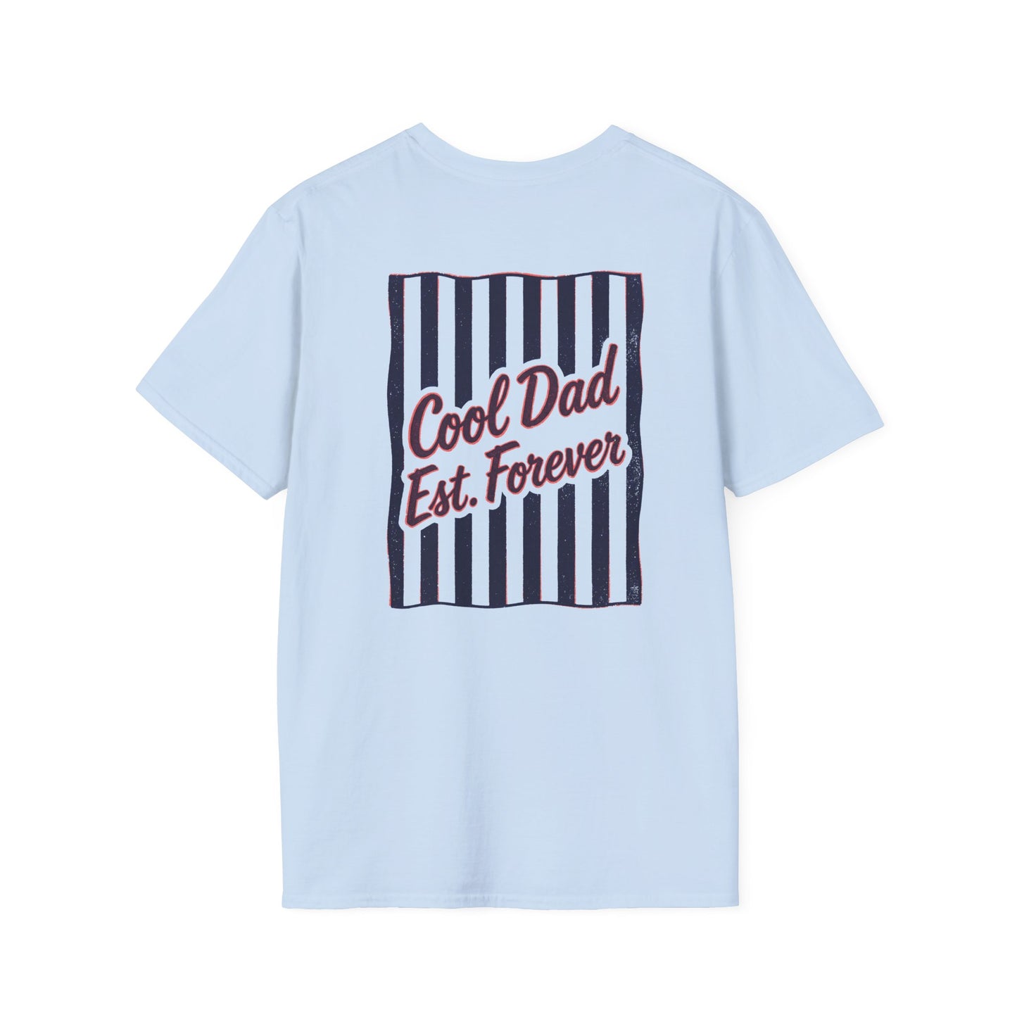 sport grey t-shirt with cool dad est forever retro graphic for fathers day