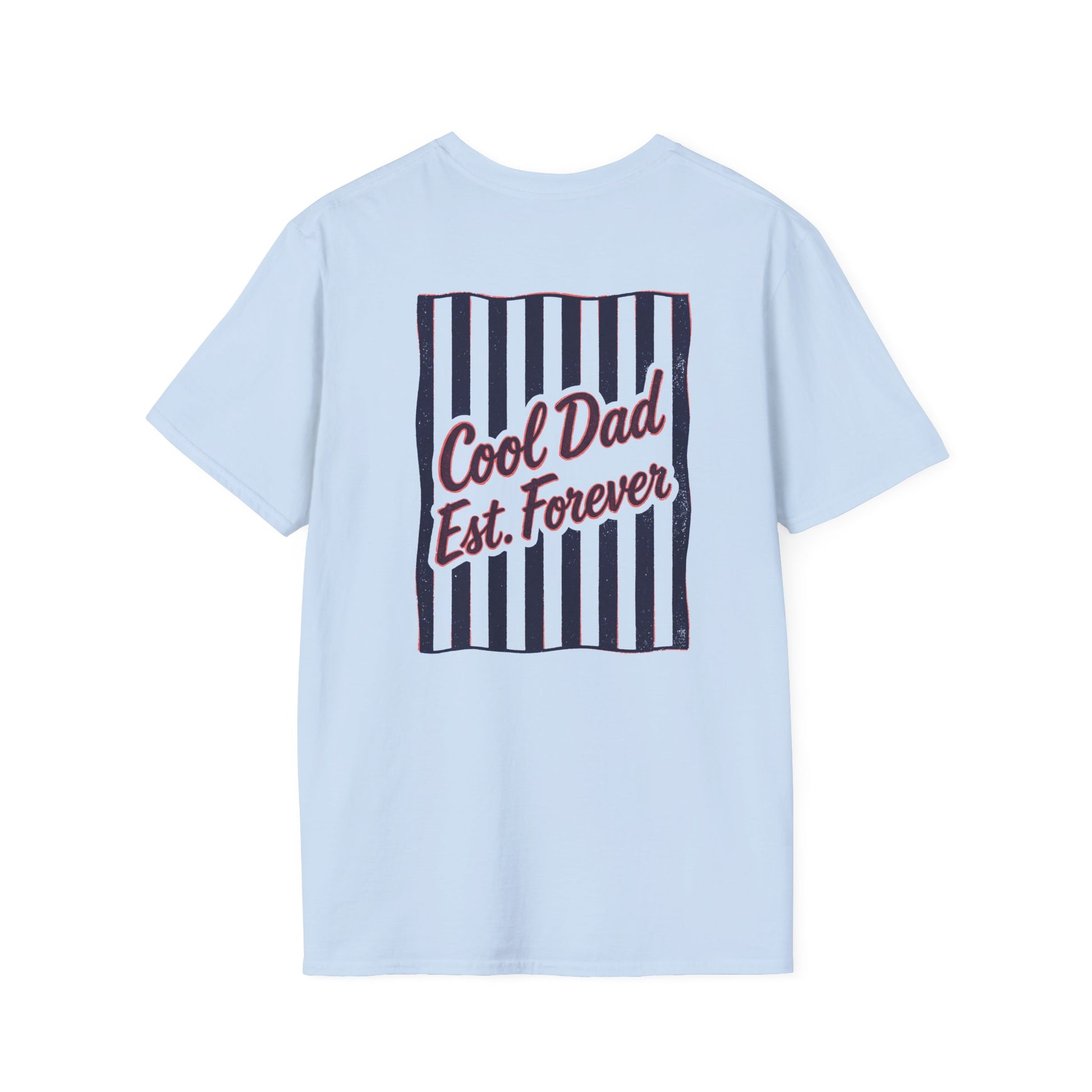 sport grey t-shirt with cool dad est forever retro graphic for fathers day