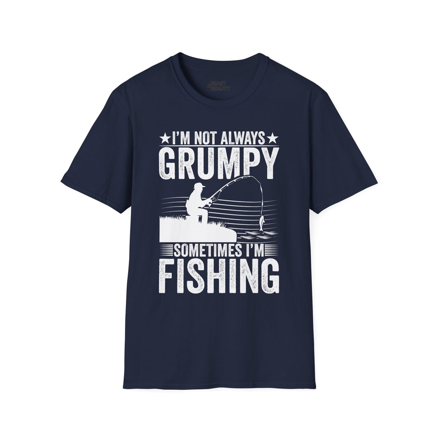 I'm Not Always Grumpy Sometimes I'm Fishing T-Shirt t-shirt product image 2 from Beast and Beauty