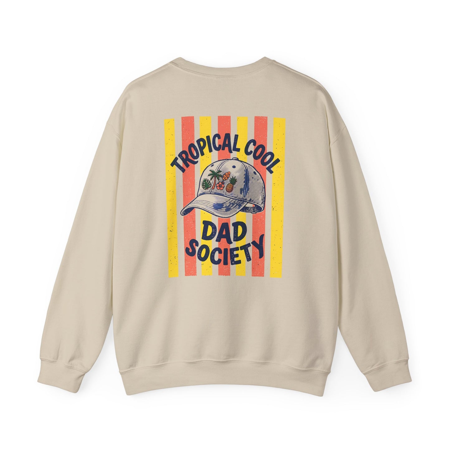 tropical cool dad society summer sweatshirt sweatshirt front product image