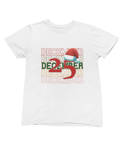 25 December Christmas Sweatshirt – Festive Holiday Jumper T-Shirt / 3XL (Adult) gift_idea unique_gift personalised_gift
