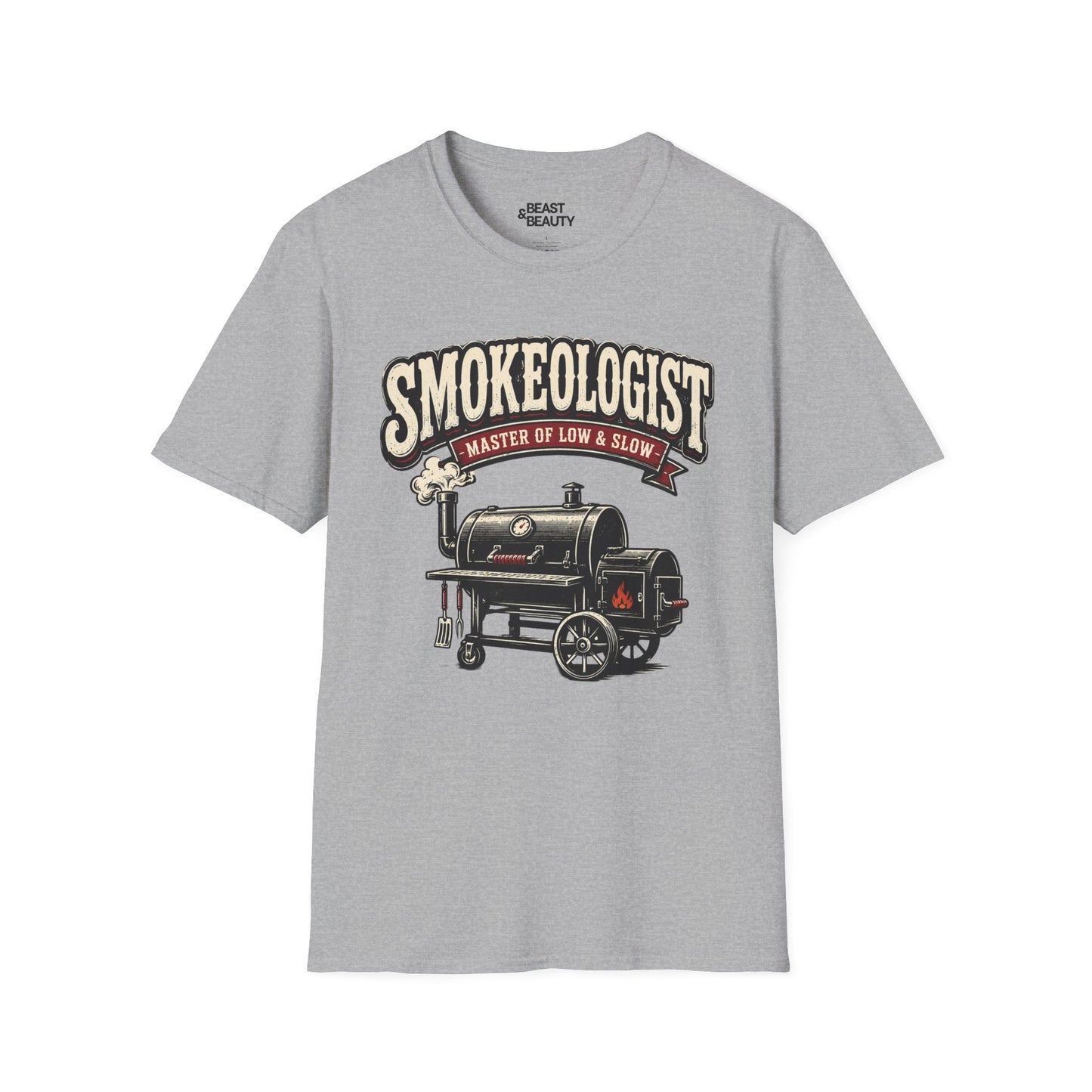 smokeologist master of low & slow t-shirt t-shirt front product image