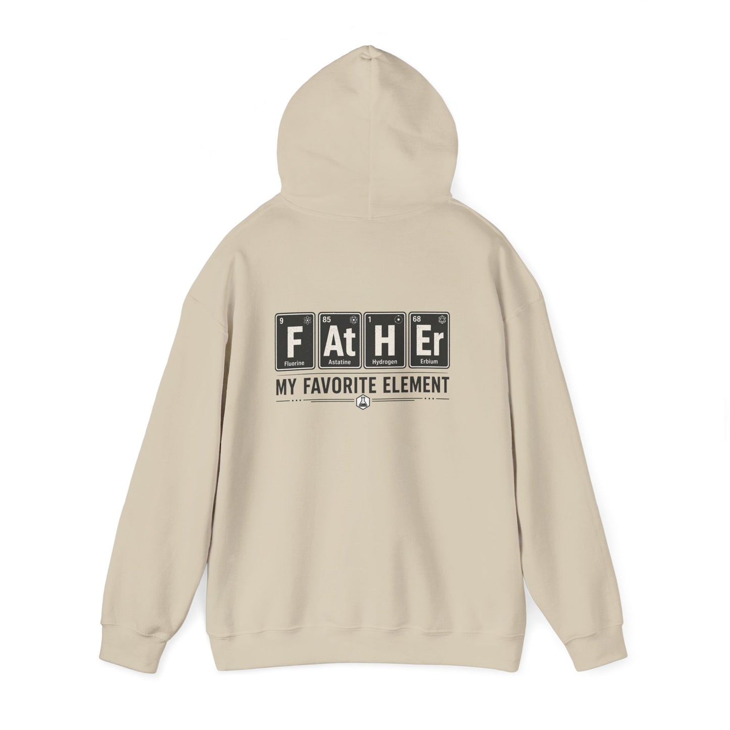 sand hoodie with father my favorite element periodic table design for dad