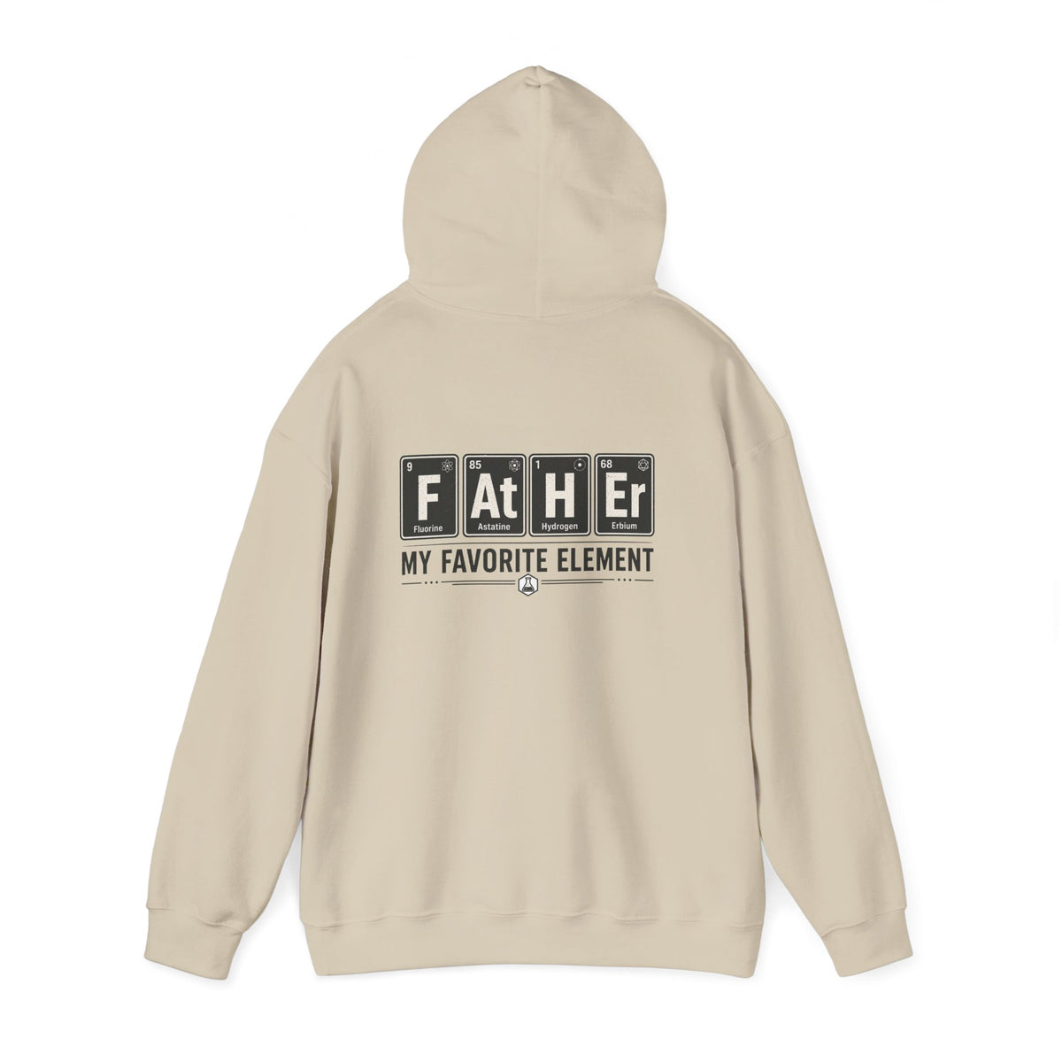 sand hoodie with father my favorite element periodic table design for dad