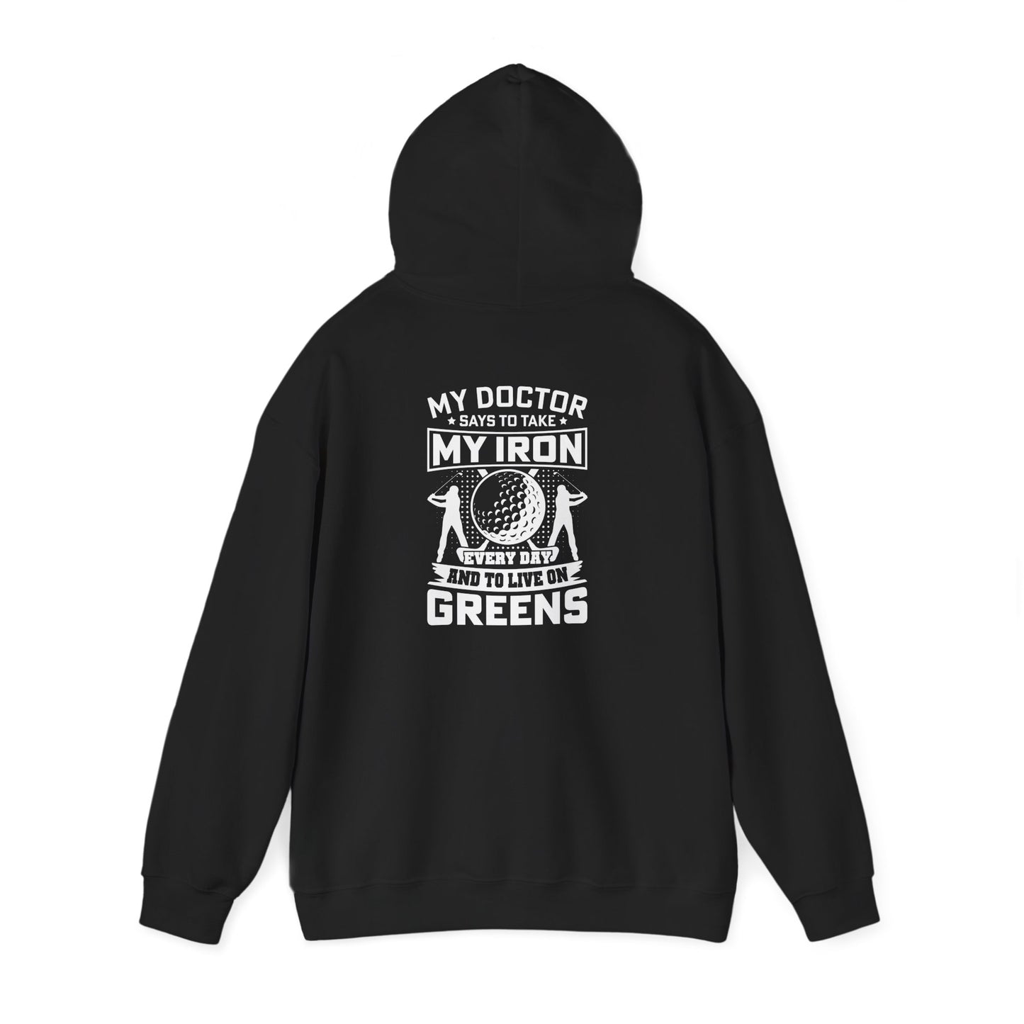 my doctor says to take my iron and live on greens hoodie hoodie second colour product image