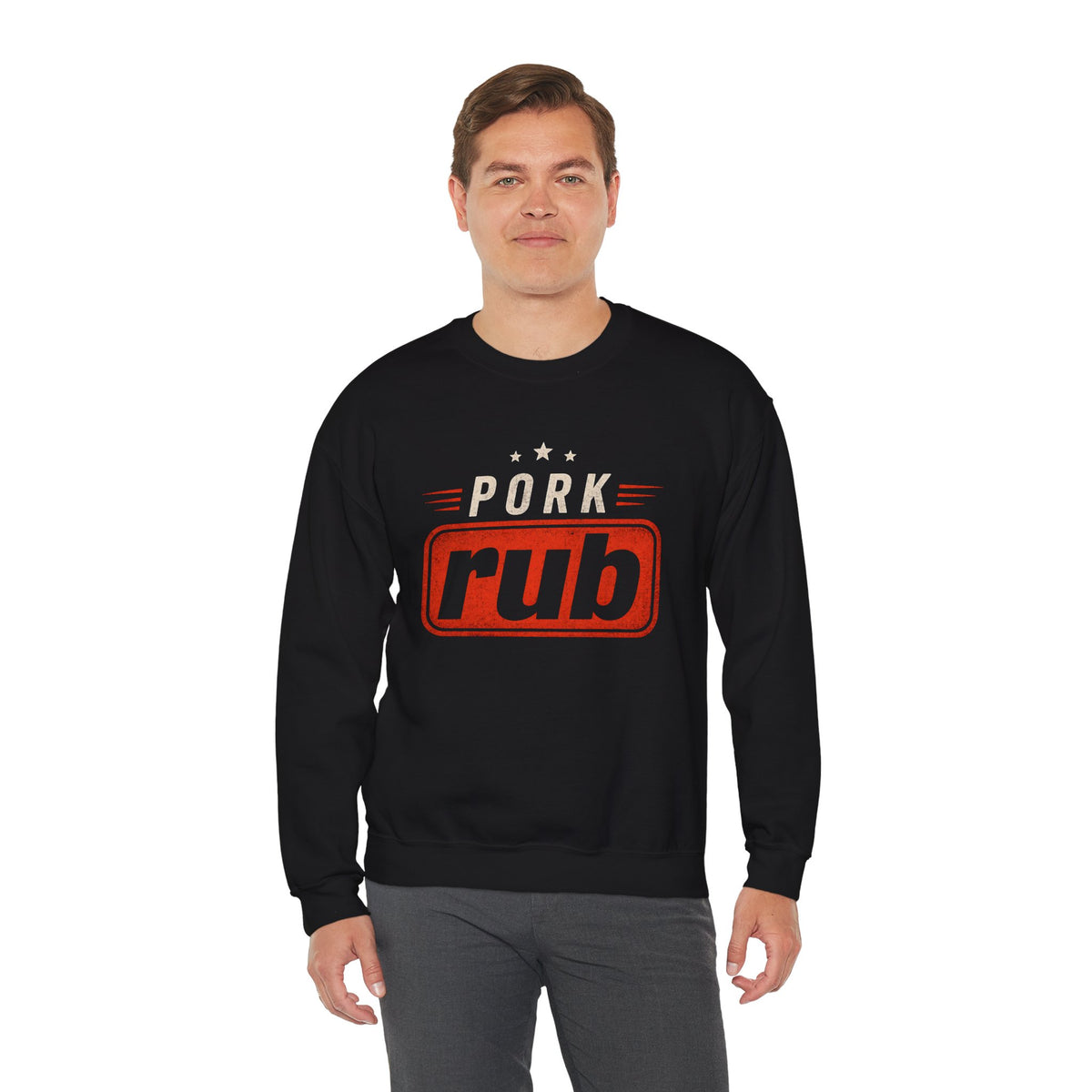pork rub bbq pitmaster sweatshirt available in multiple colours