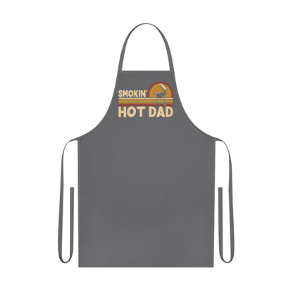 smokin' hot dad bbq apron clothing fourth colour product image
