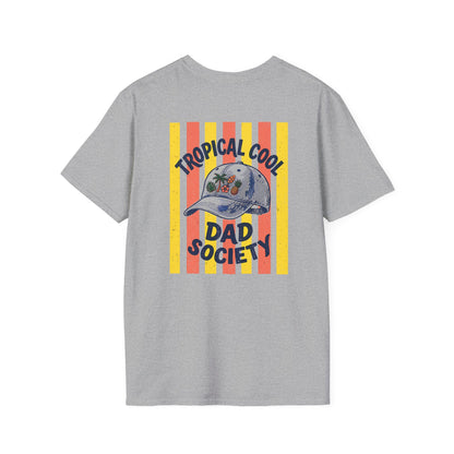 Tropical Cool Dad Society Retro Summer T-Shirt t-shirt product image 3 from Beast and Beauty