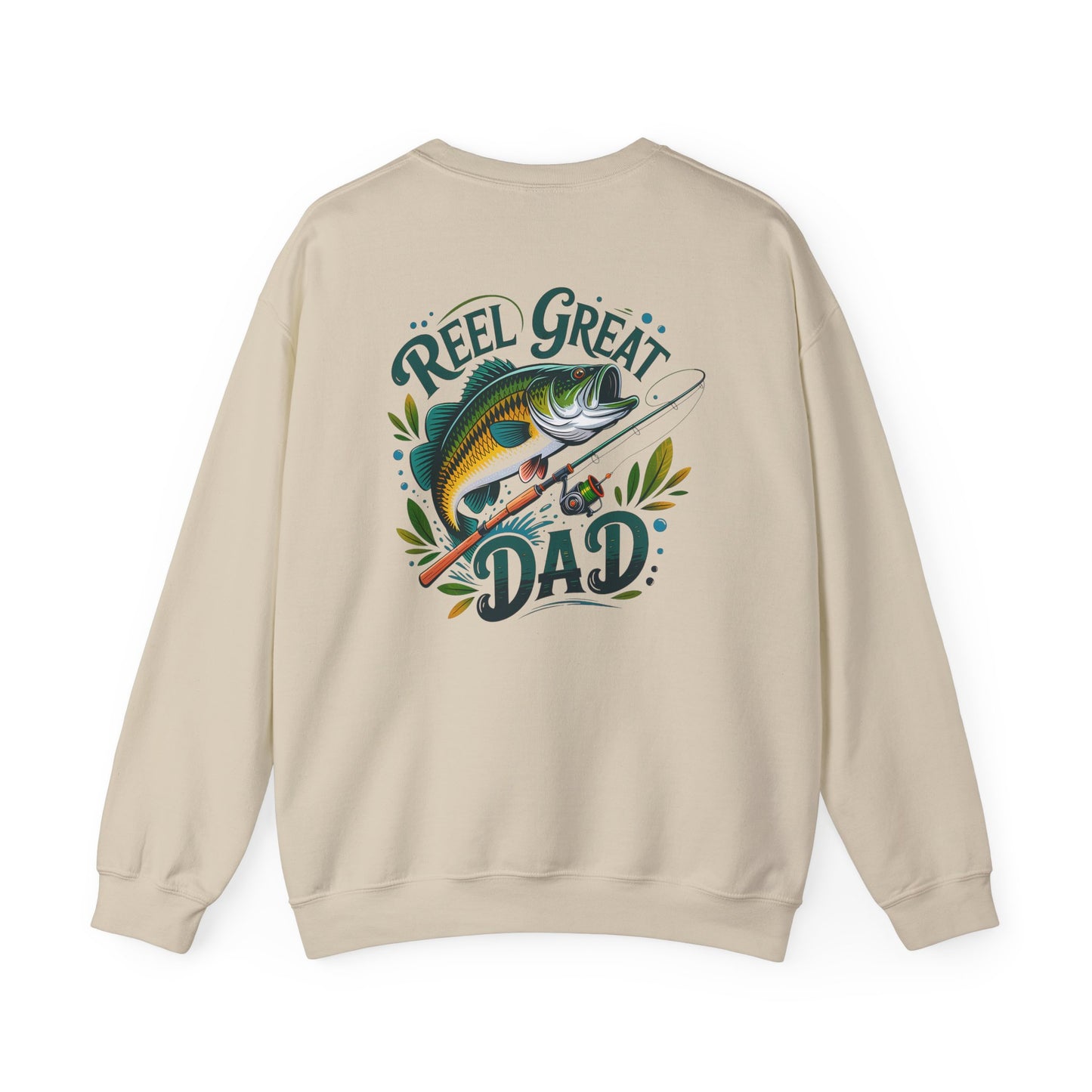 reel great dad fishing sweatshirt sweatshirt alternate colour product image