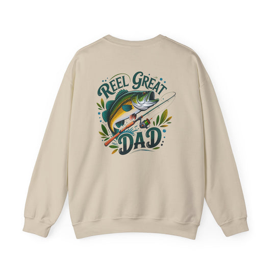 reel great dad fishing sweatshirt sweatshirt alternate colour product image