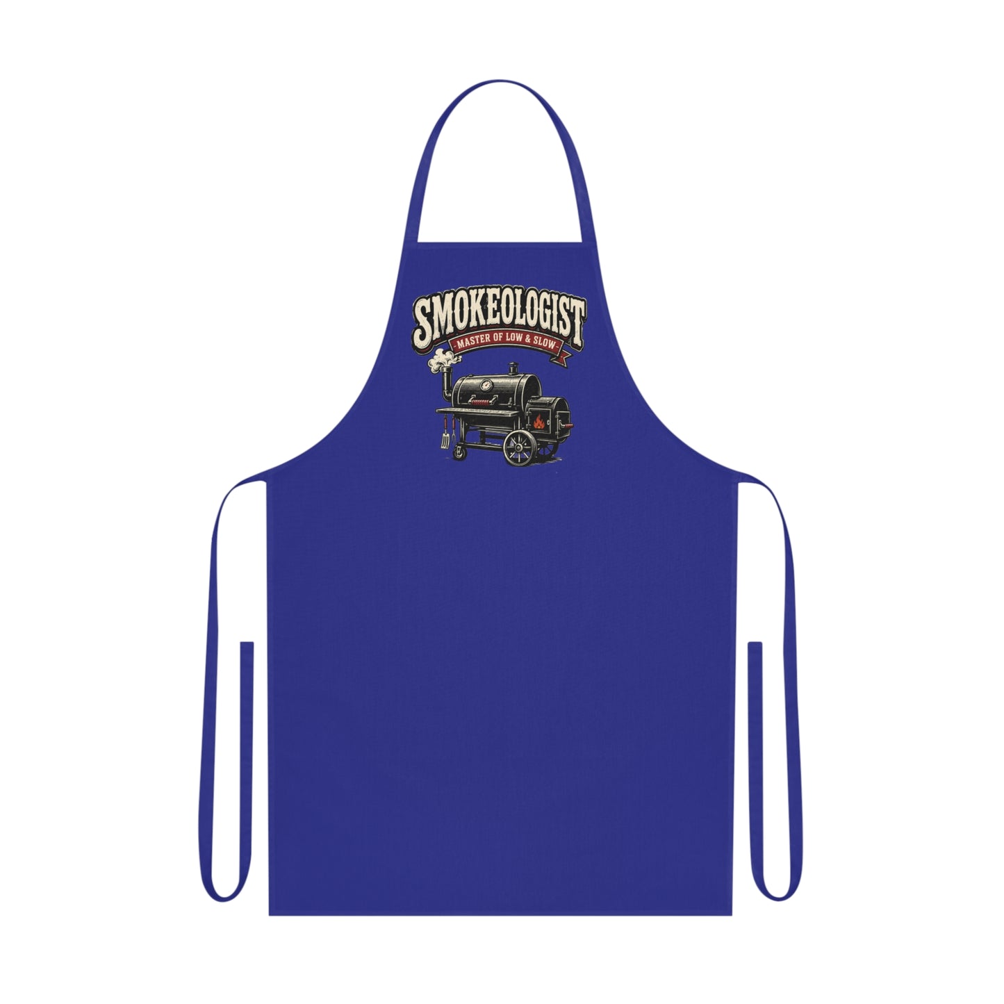 smokeologist master of low & slow bbq apron clothing second colour product image
