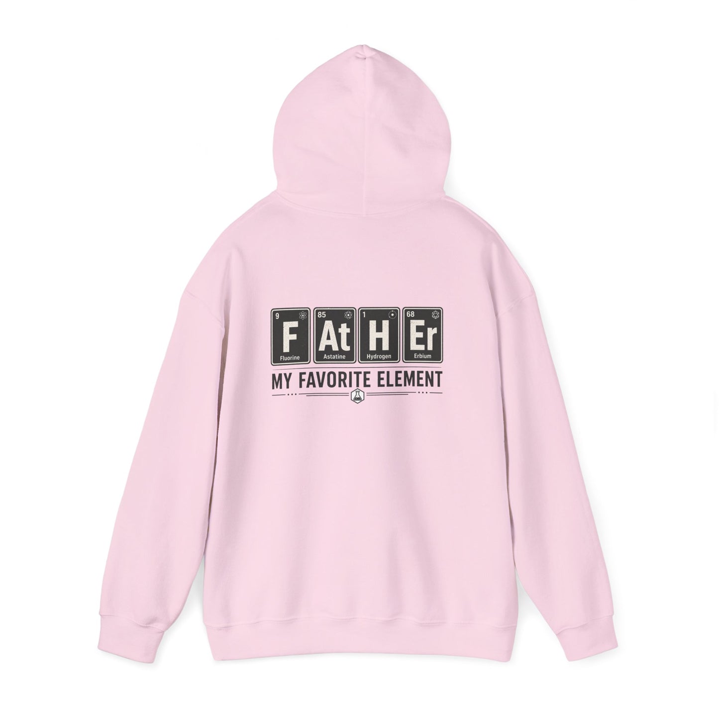 sport grey hoodie with father my favorite element periodic table chemistry design