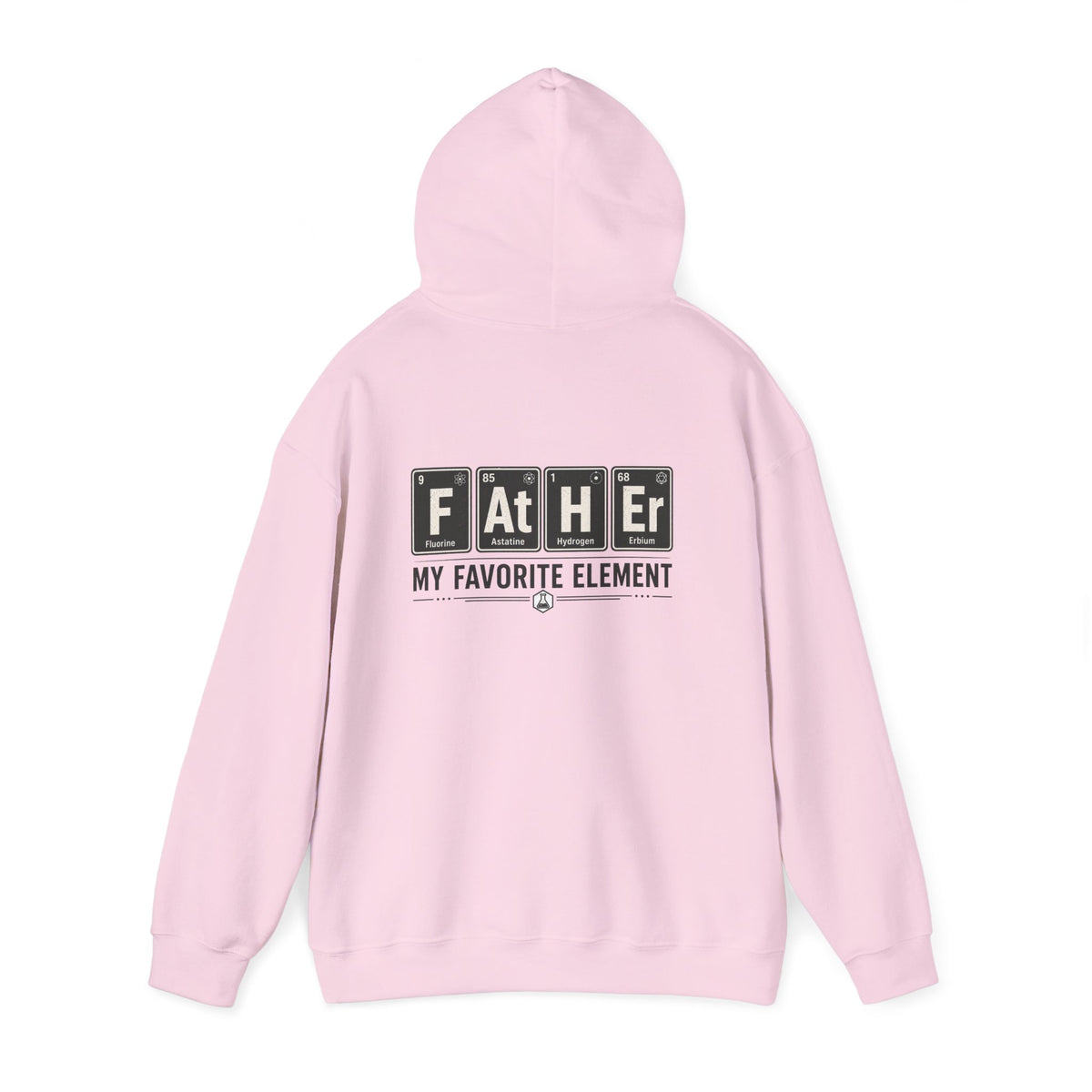 sport grey hoodie with father my favorite element periodic table chemistry design