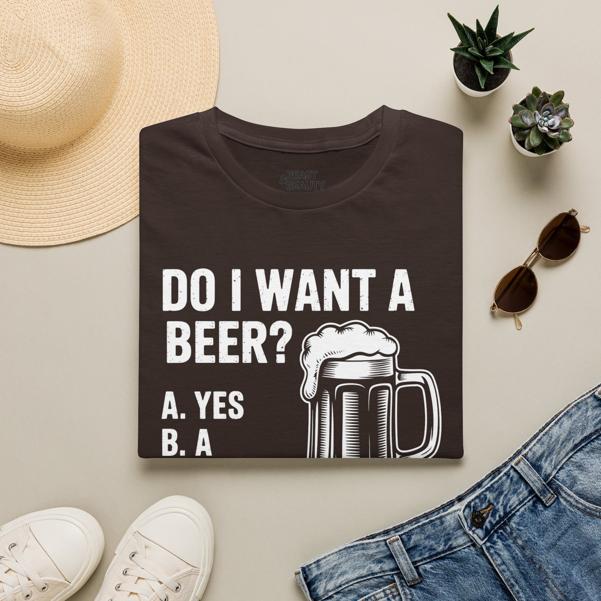 Do I Want a Beer Dad T-Shirt t-shirt product image 7 from Beast and Beauty