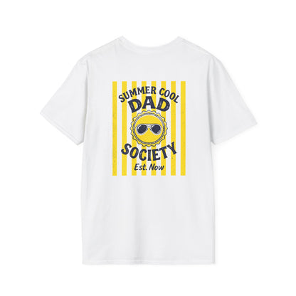 summer cool dad society father's day t-shirt t-shirt front product image