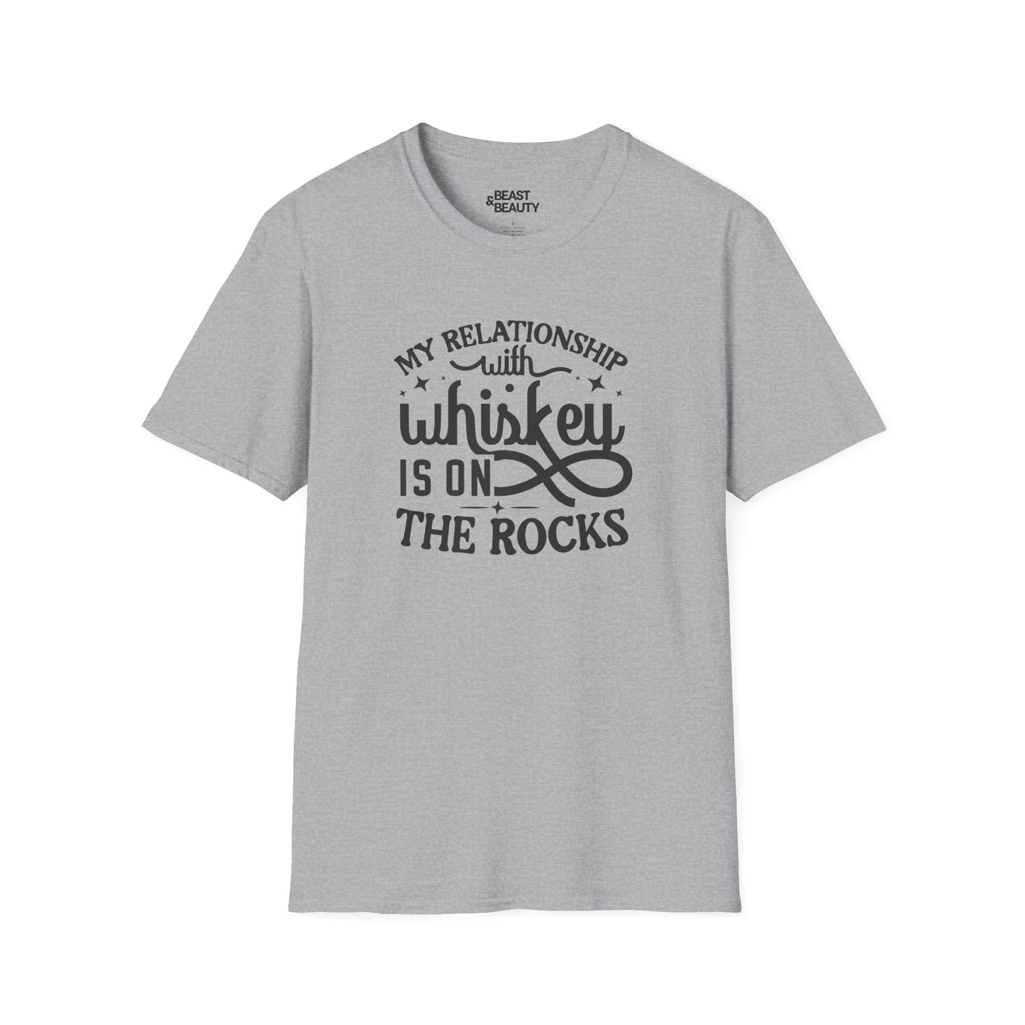 my relationship with whiskey is on the rocks t-shirt t-shirt third colour product image