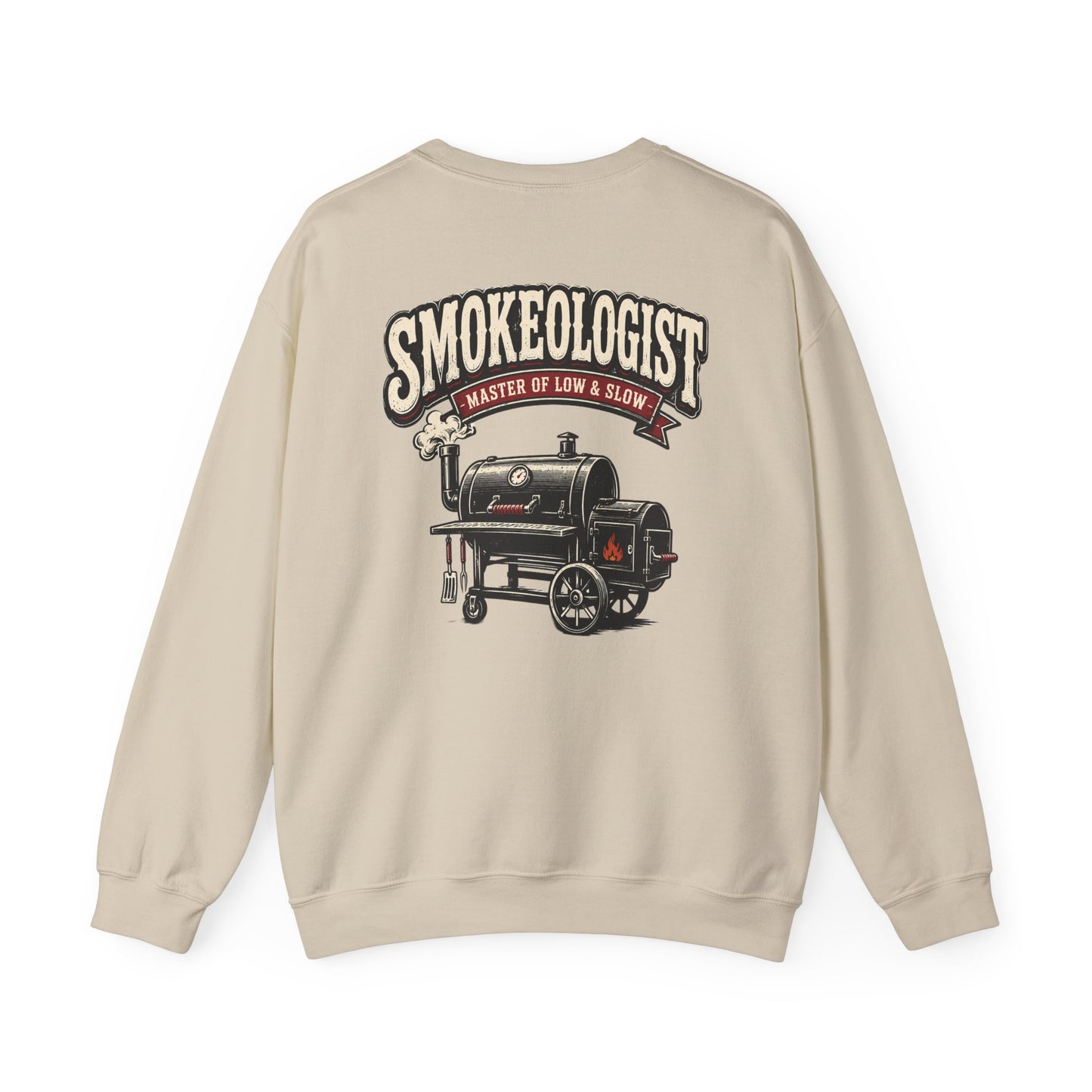 smokeologist master of low & slow bbq sweatshirt sweatshirt second colour product image