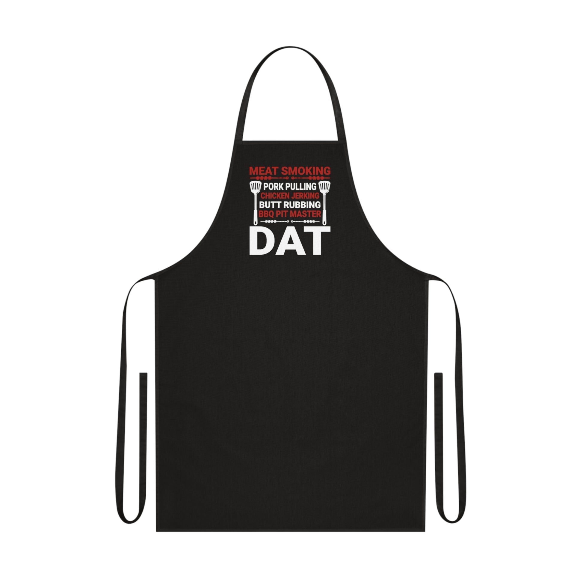 meat smoking bbq pit master apron clothing front product image