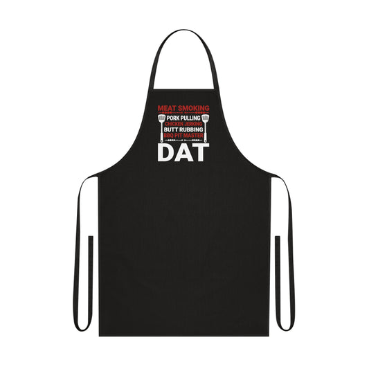 meat smoking bbq pit master apron clothing front product image