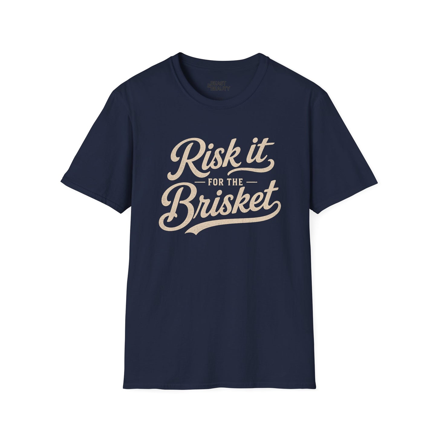 risk it for the brisket bbq t-shirt t-shirt alternate colour product image
