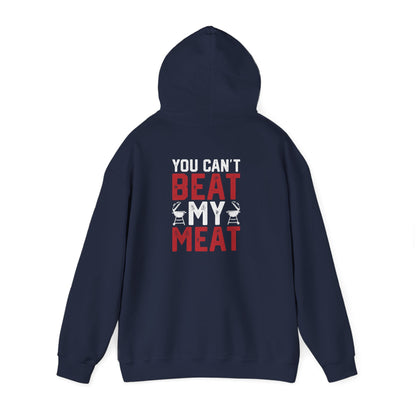 you can't beat my meat bbq hoodie hoodie alternate colour product image