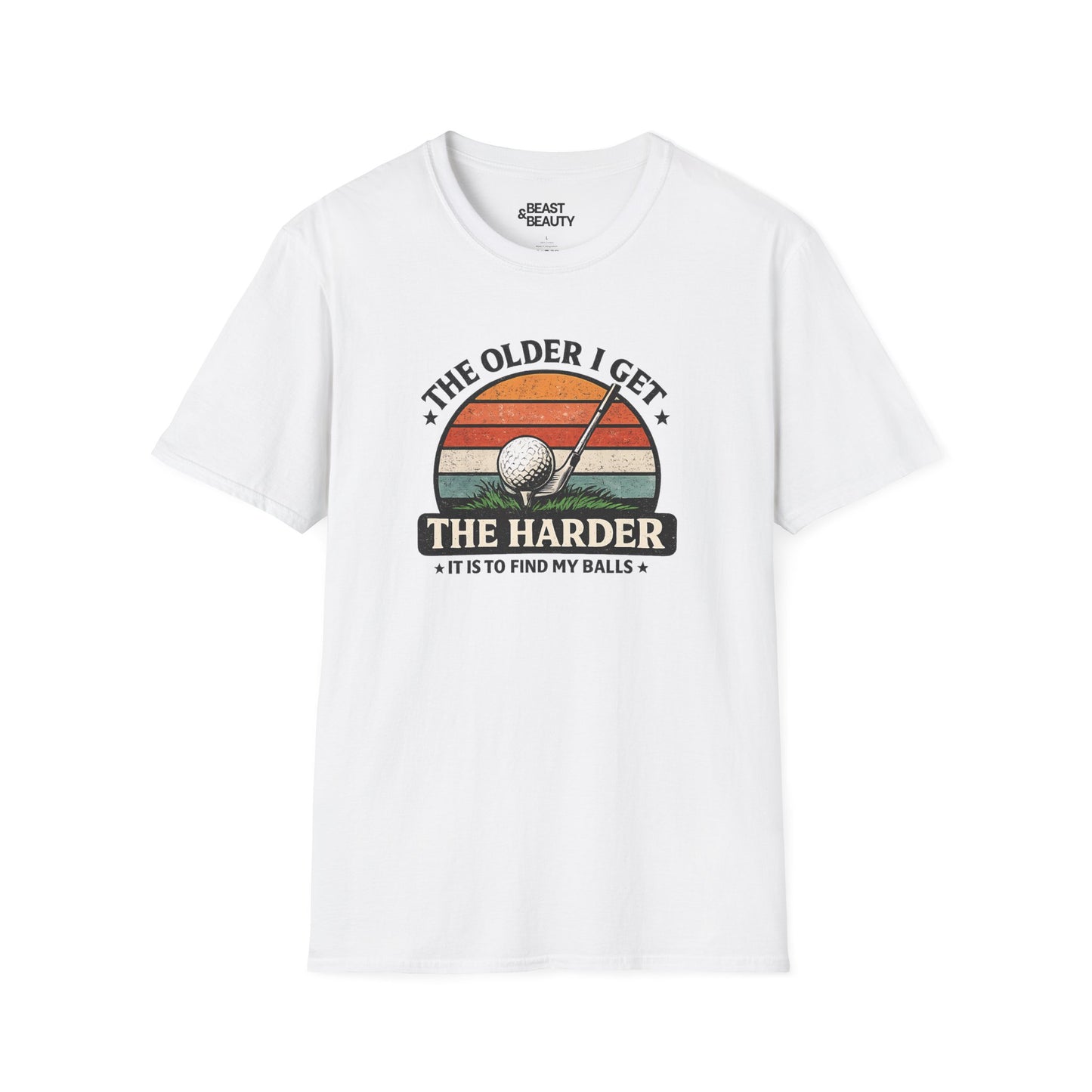 The Older I Get The Harder It Is to Find My Balls Golf T-Shirt t-shirt product image 2 from Beast and Beauty