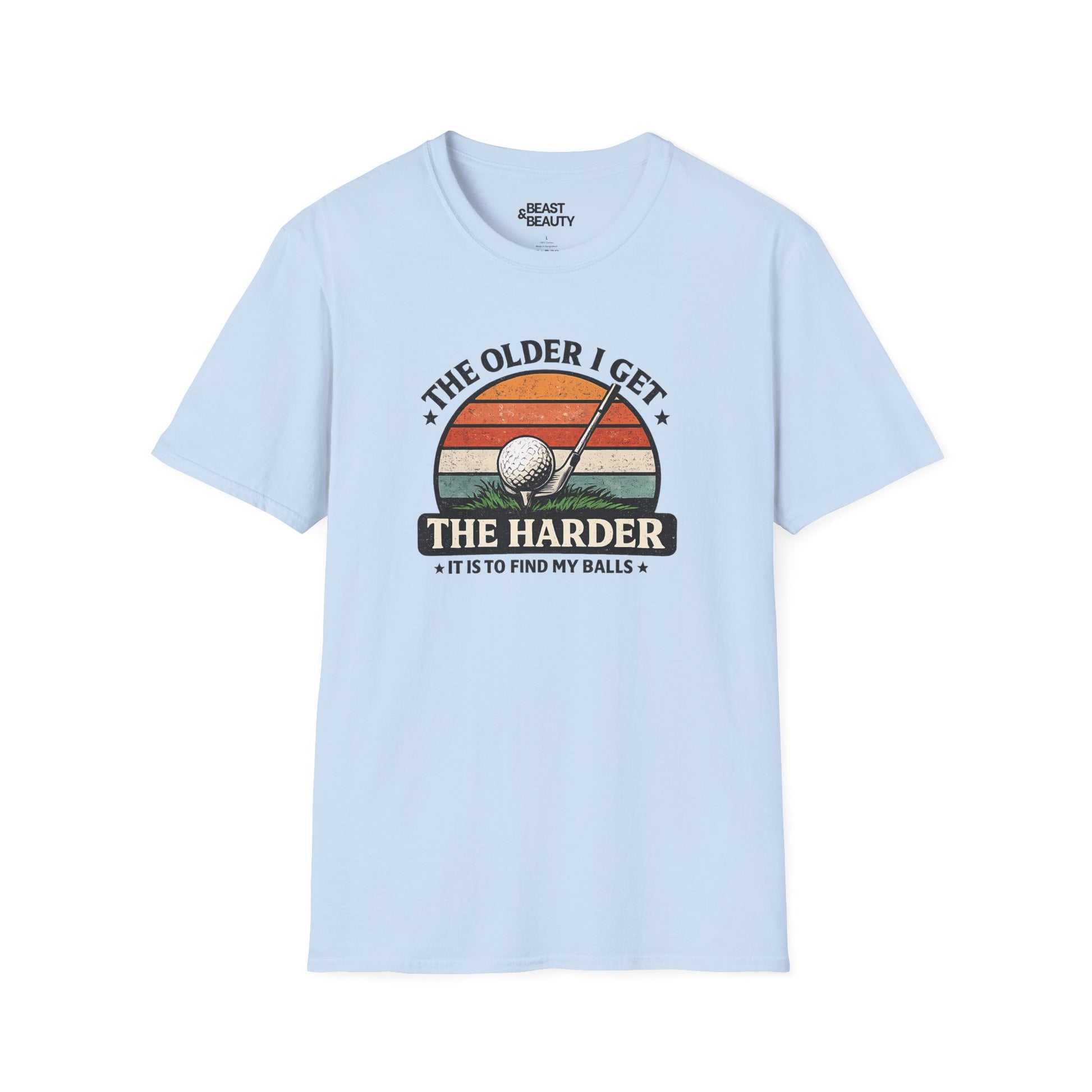 The Older I Get The Harder It Is to Find My Balls Golf T-Shirt t-shirt product image 5 from Beast and Beauty