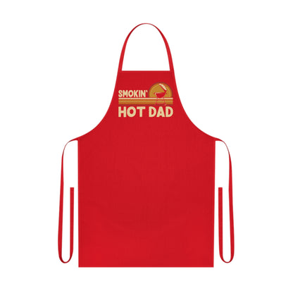 smokin' hot dad bbq apron clothing alternate colour product image