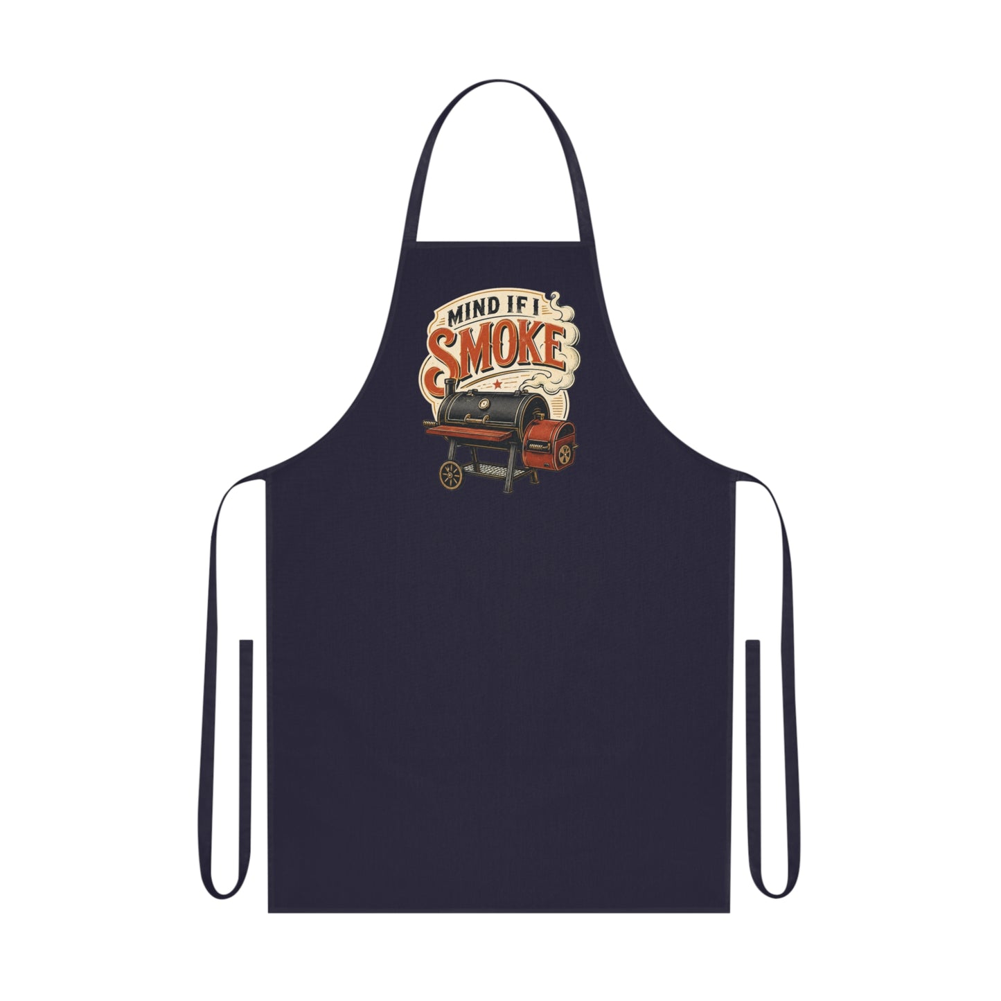 mind if i smoke bbq apron clothing fourth colour product image