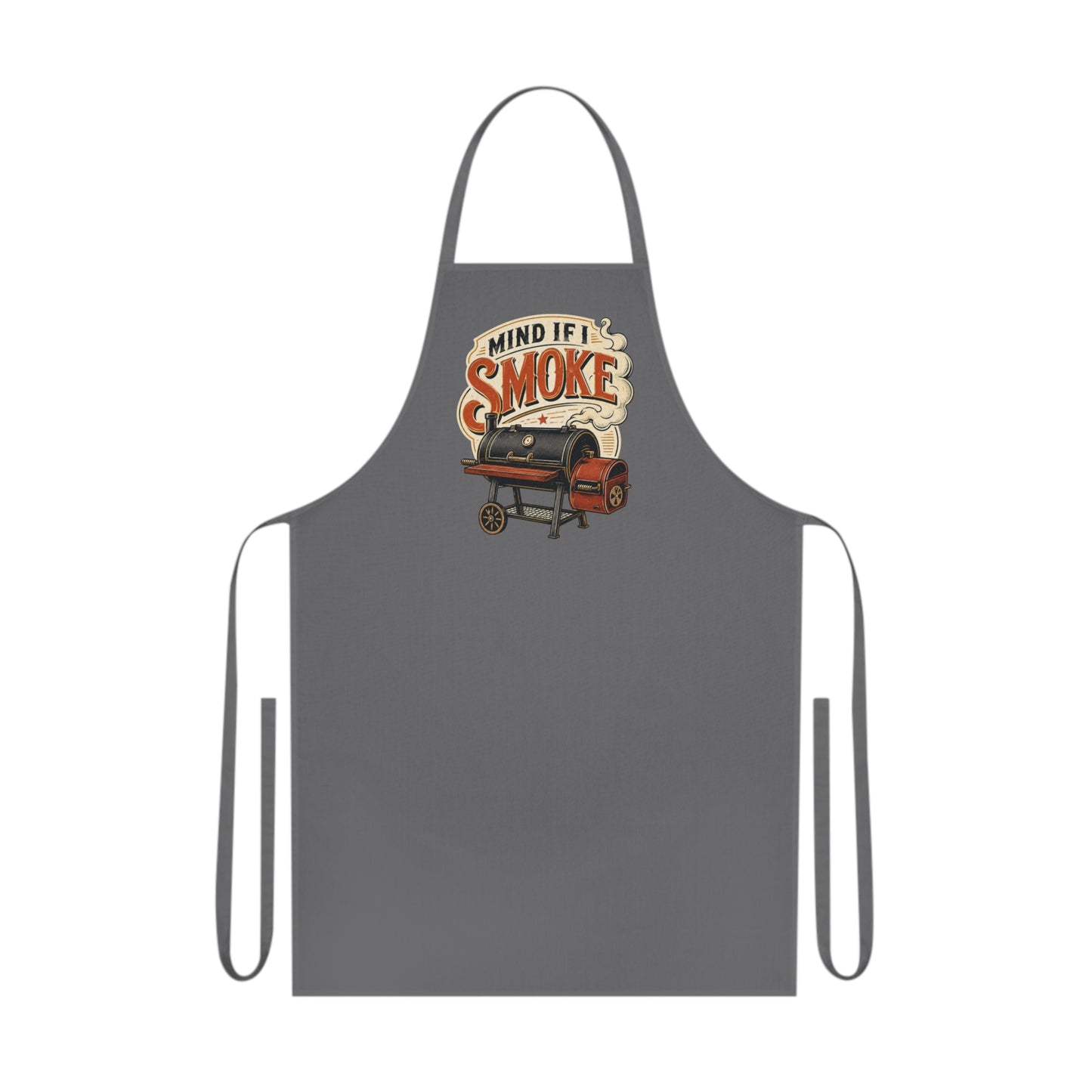mind if i smoke bbq apron clothing alternate colour product image