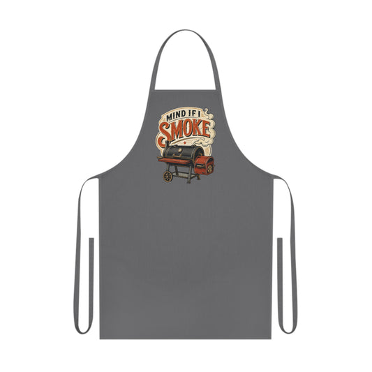 mind if i smoke bbq apron clothing alternate colour product image