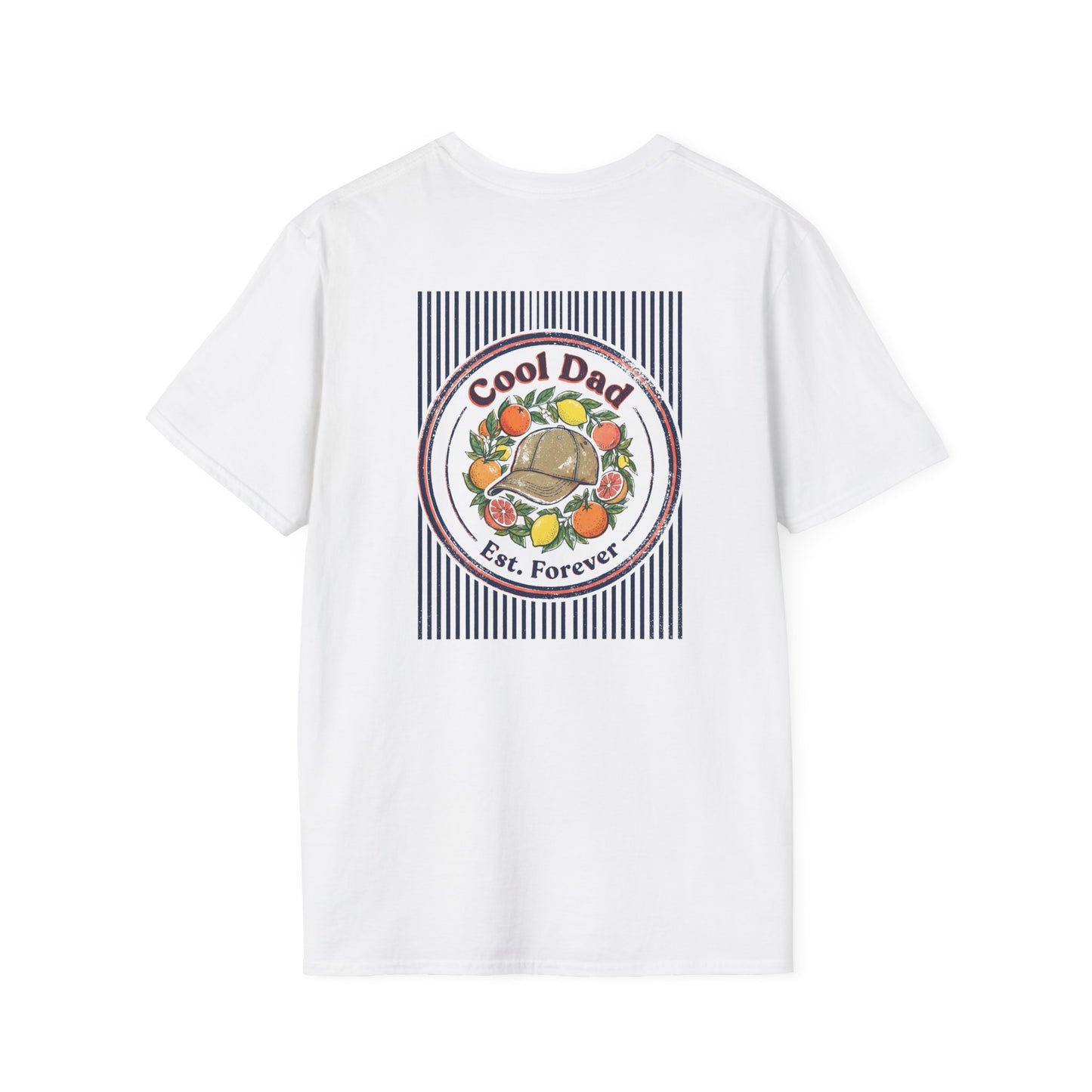 sport grey t-shirt with cool dad est forever vintage graphic print for fathers day