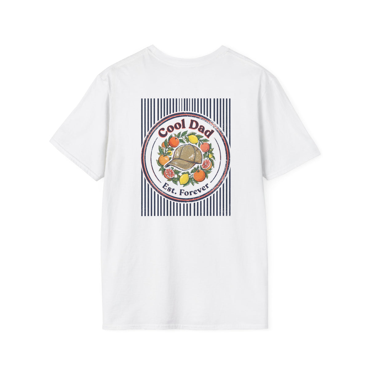 sport grey t-shirt with cool dad est forever vintage graphic print for fathers day