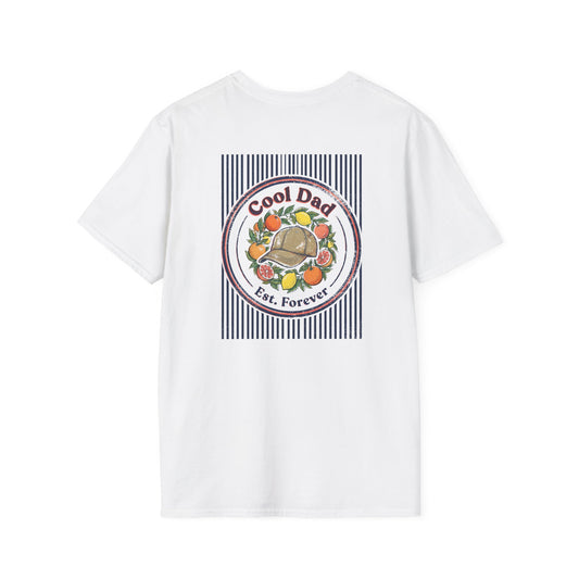 sport grey t-shirt with cool dad est forever vintage graphic print for fathers day