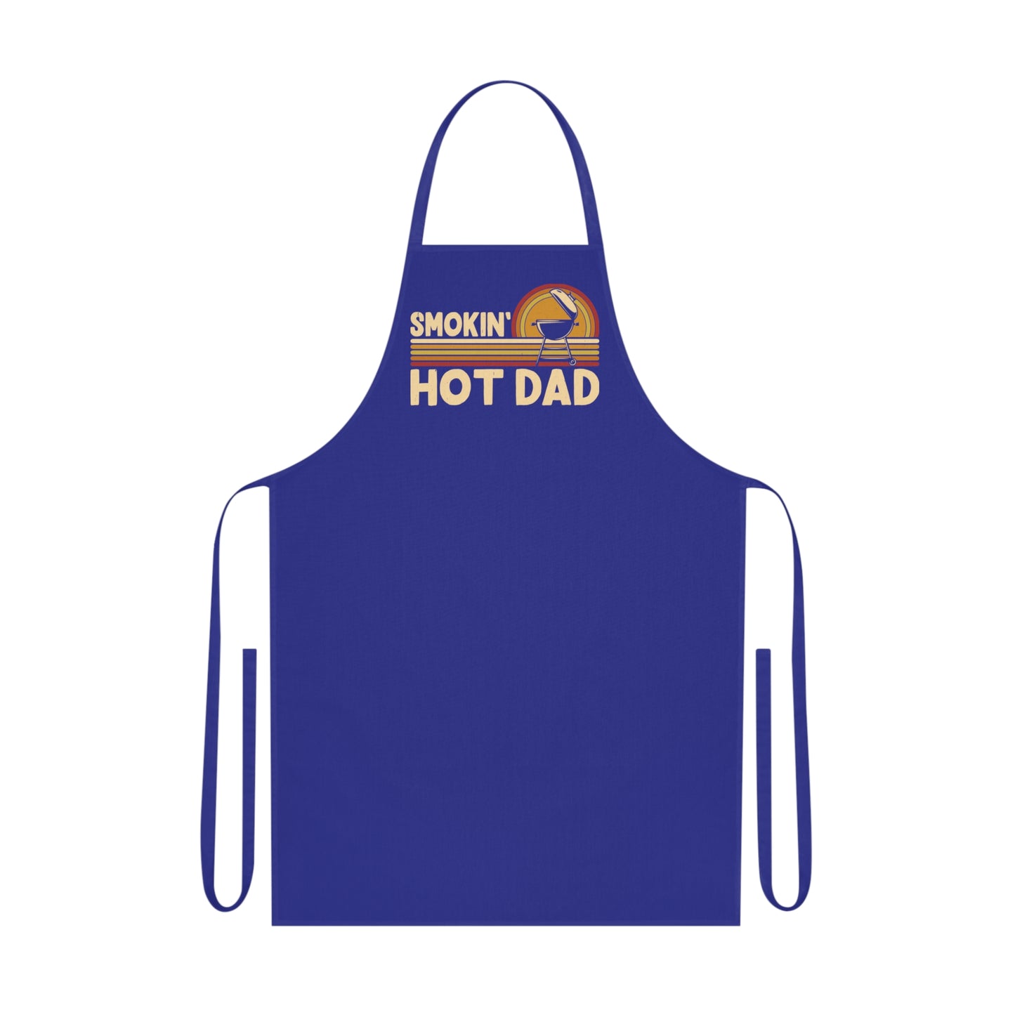 smokin' hot dad bbq apron clothing second colour product image