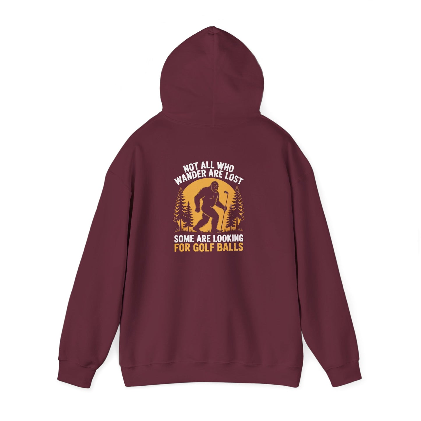 not all who wander are lost looking for golf balls hoodie hoodie alternate colour product image