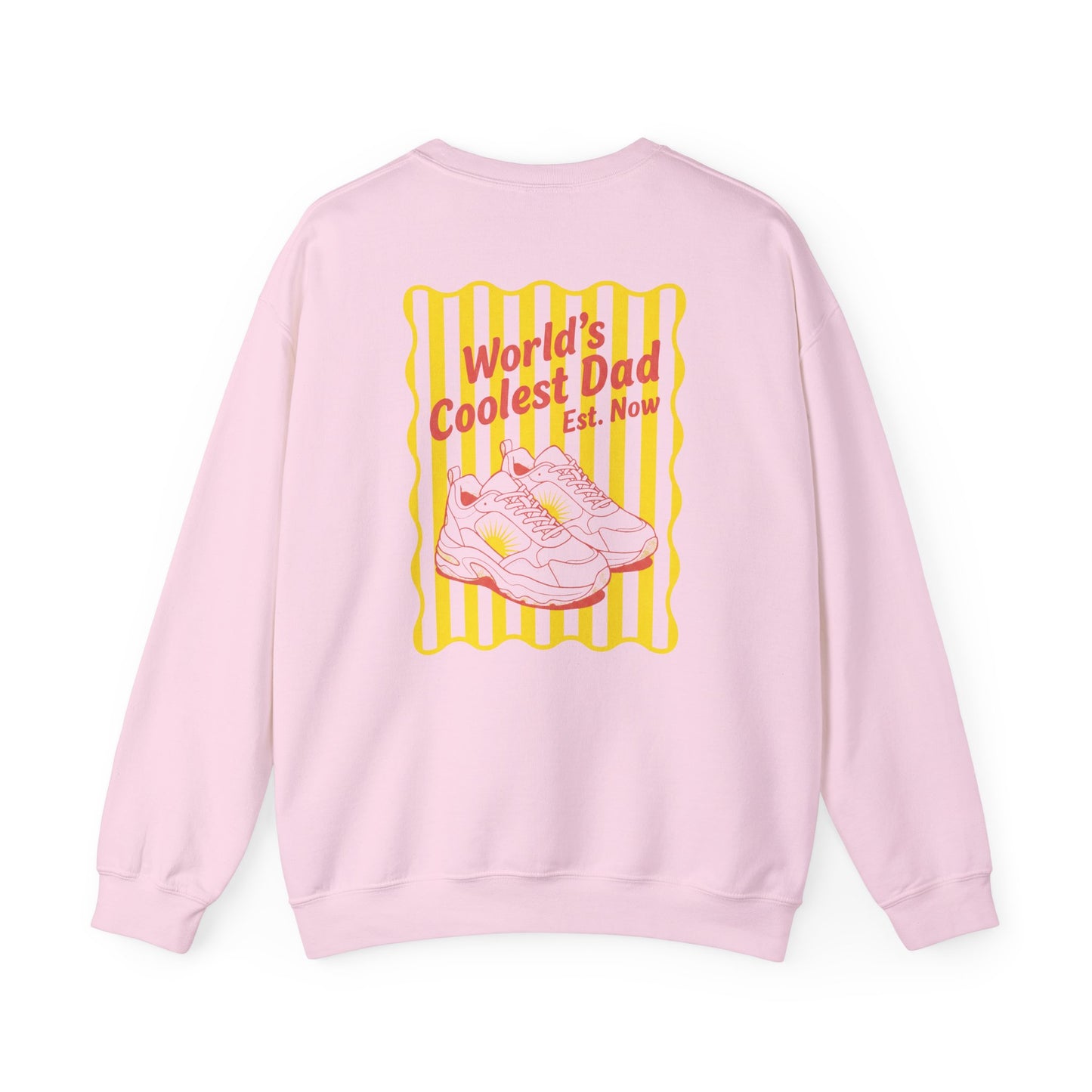 world's coolest dad retro sweatshirt sweatshirt alternate colour product image