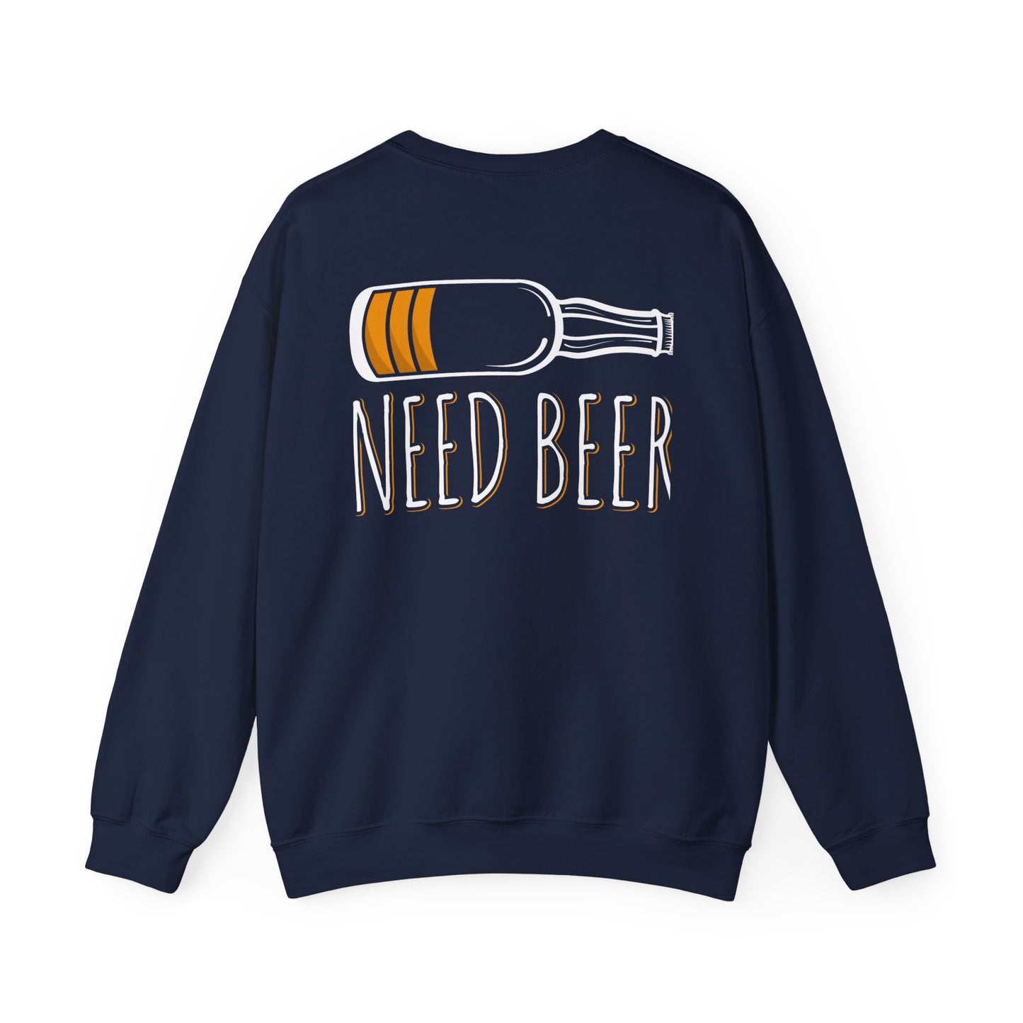 need beer funny beer lover sweatshirt sweatshirt alternate colour product image
