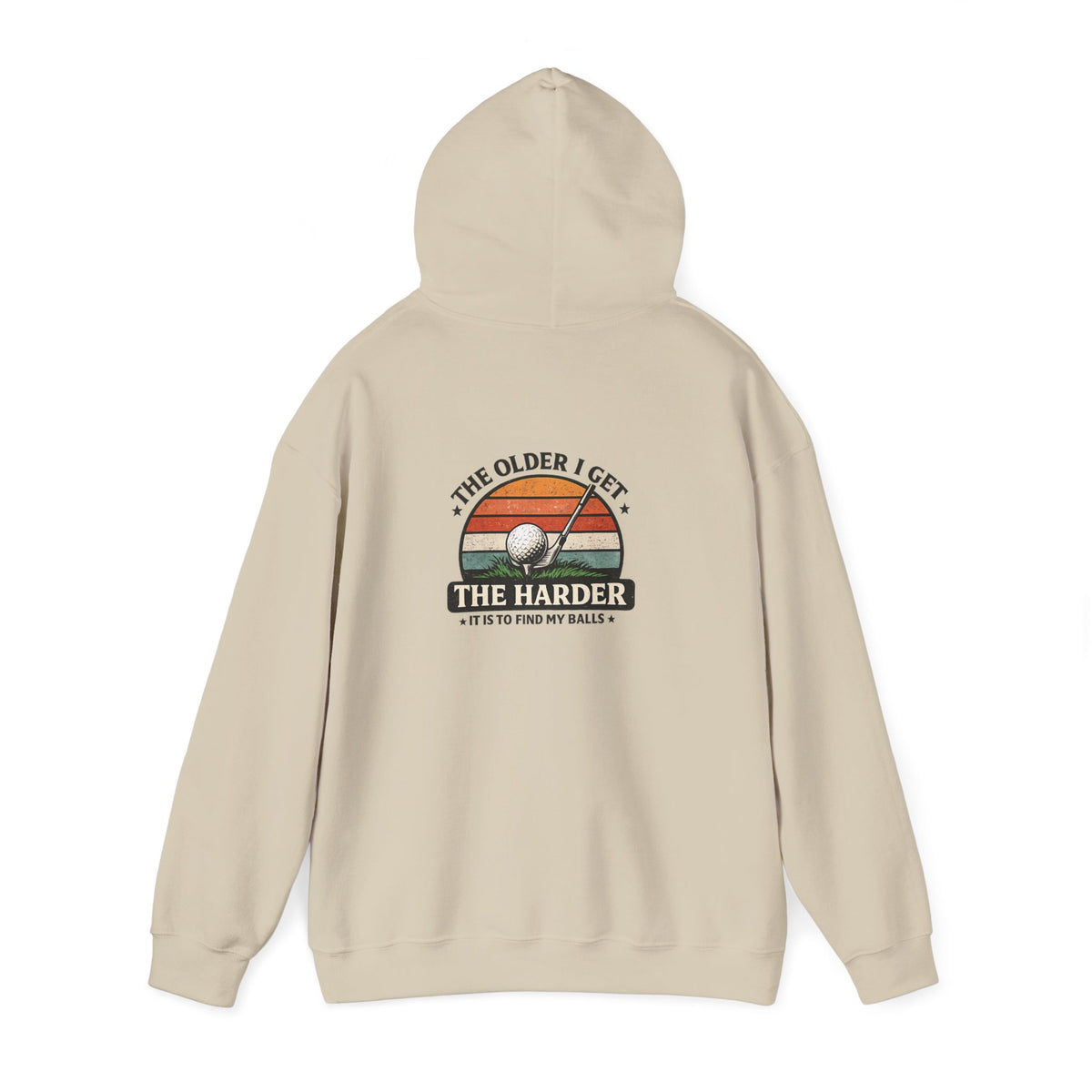the older i get the harder it is to find my balls golf hoodie hoodie second colour product image