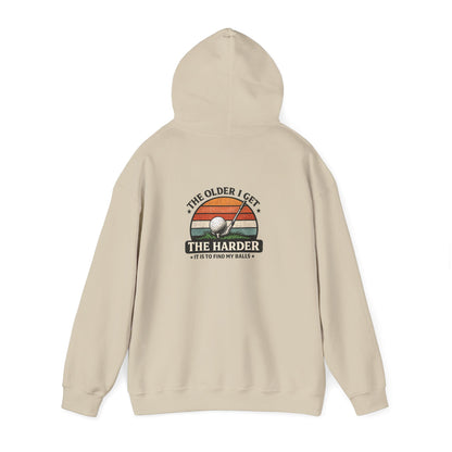 the older i get the harder it is to find my balls golf hoodie hoodie second colour product image
